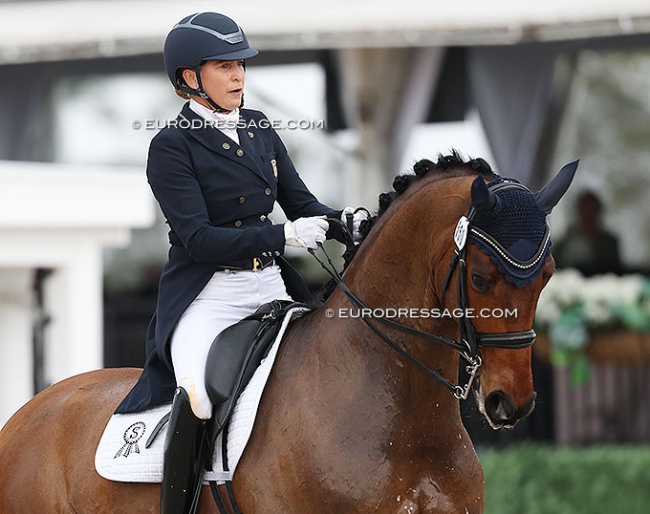 Jennifer Hoffmann and Fandiamo at the 2026 Palm Beach Derby :: Photo © Astrid Appels