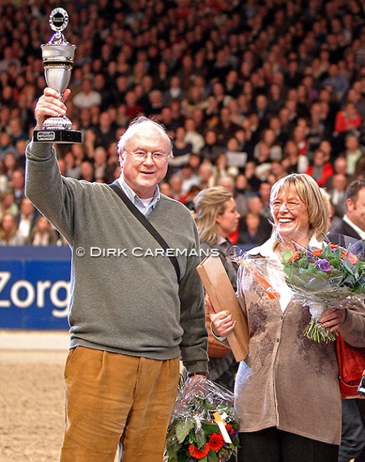 Hans Jansen with wife Grietje at the 2010 KWPN stallion licensing :: Photo © Dirk Caremans