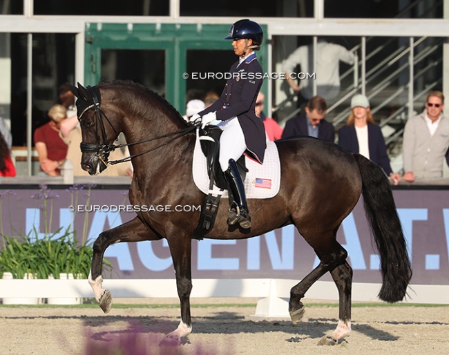 Genay Vaughn on Gino at the 2026 CDIO Hagen :: Photo © Astrid Appels