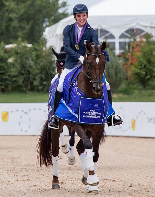 Junior individual gold for Bennett McWhorter and Dalia :: Photo © US Equestrian