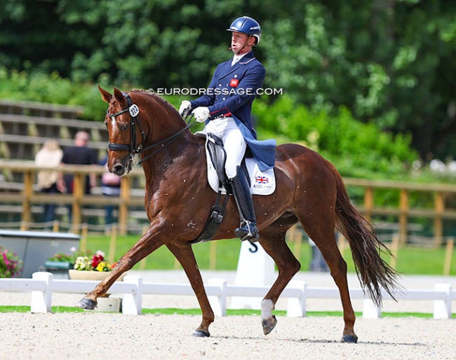 Dan Watson and Butterfly at the 2022 CDIO Compiegne :: Photo © Astrid Appels