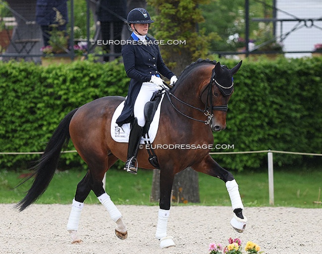 Nanna Merrald and Monte Carlo at the 2024 CDIO Compiegne :: Photo © Astrid Appels
