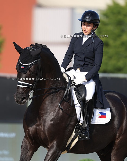 The Philippines' Marie Antonette S. Leviste on Fanto at the 2026 CDIO Lier :: Photo © Astrid Appels