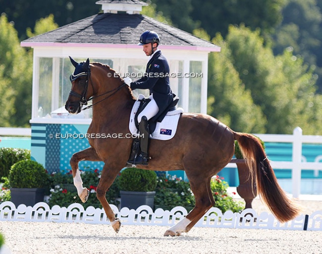 Jayden Brown and Quincy B at the 2024 Olympic Games :: Photo © Astrid Appels