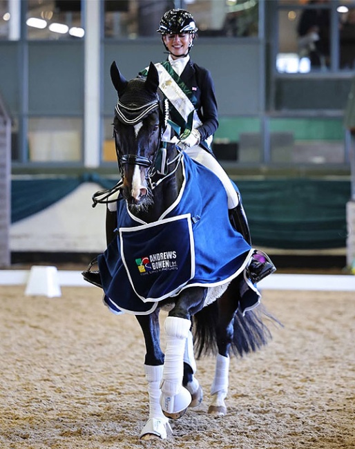 Isabel Platts and Pin Rock's Foxfire Blitz at the 2026 CDI Wellington Heckfield :: Photos © Charlotte Bury