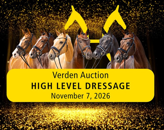4th Verden "High Level" Dressage Horse Auction on 7 November 2026