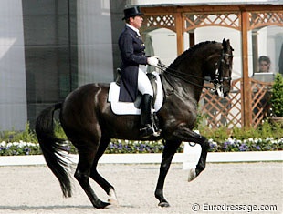 Kyra Kyrklund on Max at the 2006 CDIO Aachen :: Photo © Astrid Appels
