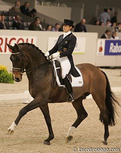 Tinne Vilhelmson and Solos Carex at the 2009 CDI-W 's Hertogenbosch :: Photo © Astrid Appels