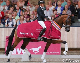 Emmelie Scholtens and Fanita at the 2014 Pavo Cup Finals :: Photo © LL-foto