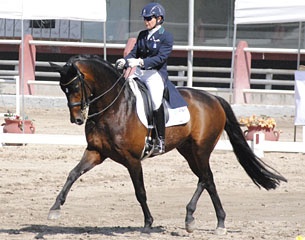 Bernadette Pujals and Baron de Ley at the 2017 Mexican Dressage Championship